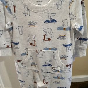New* Carter's Coverall 6 month + Hats And Shoe